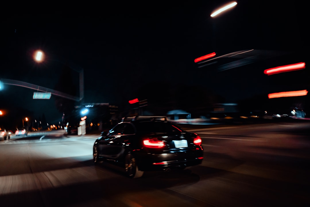 Photo night driving