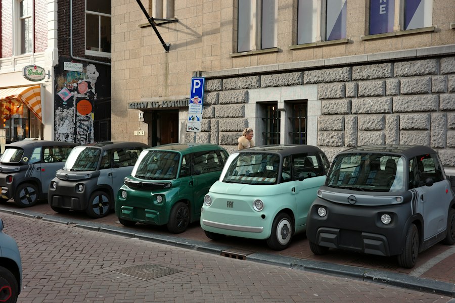 Photo electric city cars