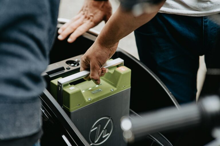 Photo EV car batteries