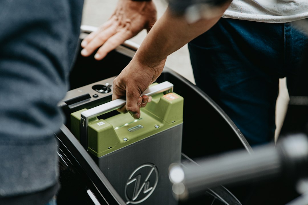 Photo EV car batteries